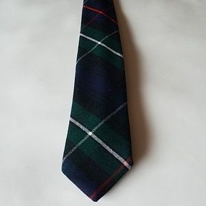 Pure Wool Tie 56" The Scotch House Green